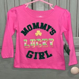 St. Patrick’s Day Mommy’s Lucky Girl Top 🍀